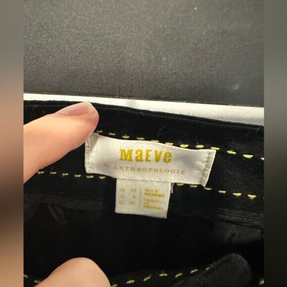 EUC- The Colette Cropped Wide-Leg Pants by Maeve - Picture 2 of 7